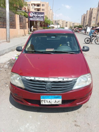 Renault Logan 2010 Red Automatic Used for Sale in 6 October