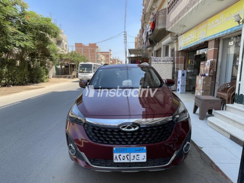 Chery Tiggo 7 2023 Burgundy Automatic Used for Sale in Bilbeis - 2