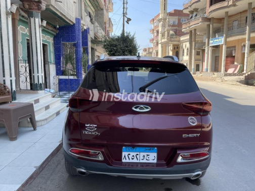 Chery Tiggo 7 2023 Burgundy Automatic Used for Sale in Bilbeis - 4