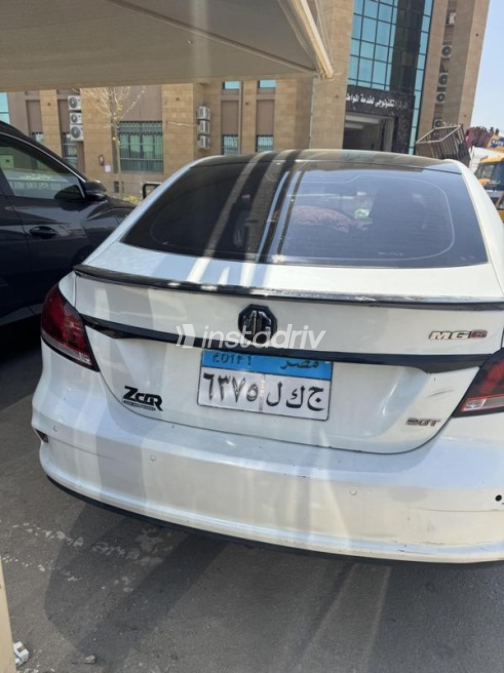MG 6 2021 White Automatic Used for Sale in Greater Cairo ( Cairo + Giza) - 5