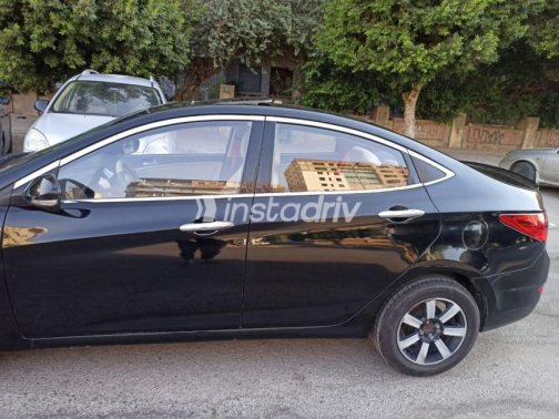 Hyundai Accent RB 2015 Black Automatic Used for Sale in Heliopolis - 3