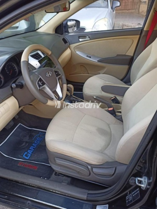 Hyundai Accent RB 2015 Black Automatic Used for Sale in Heliopolis - 5