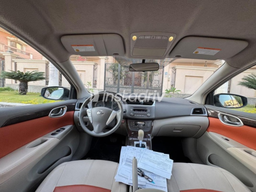 Nissan Sentra 2019 Brown Automatic Used for Sale in Nasr city - 6