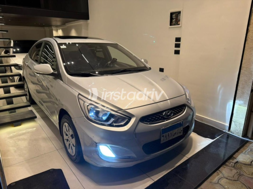 Hyundai Accent RB 2021 Gray Automatic Used for Sale in Greater Cairo ( Cairo + Giza) - 1