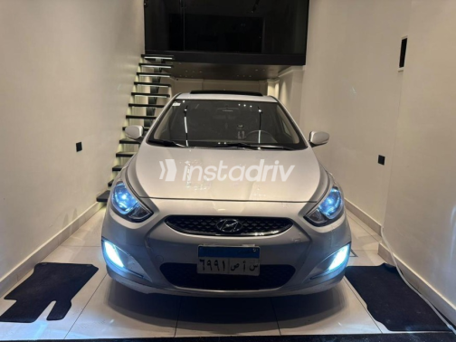 Hyundai Accent RB 2021 Gray Automatic Used for Sale in Greater Cairo ( Cairo + Giza) - 3