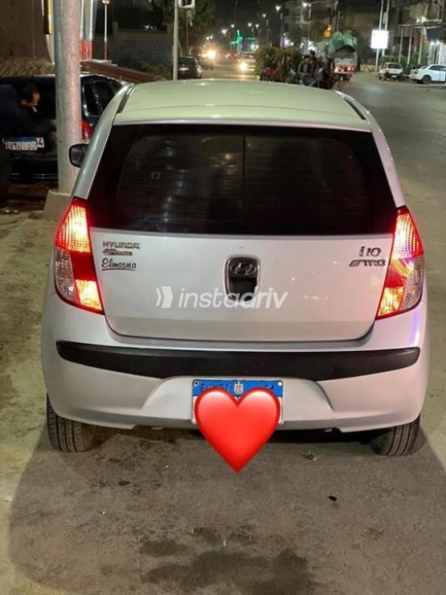 هيونداي I10 2008 فضي أوتوماتيك مستعملة للبيع في الإسكندرية - 3