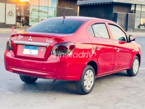 Mitsubishi Attrage 2014 Red Automatic Used for Sale in Cairo - 2