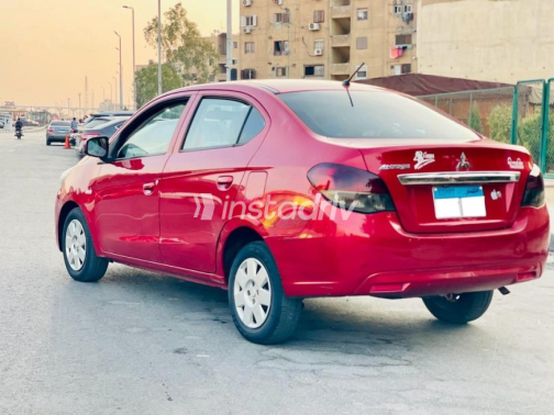 Mitsubishi Attrage 2014 Red Automatic Used for Sale in Cairo - 3
