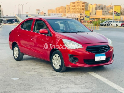 Mitsubishi Attrage 2014 Red Automatic Used for Sale in Cairo - 6