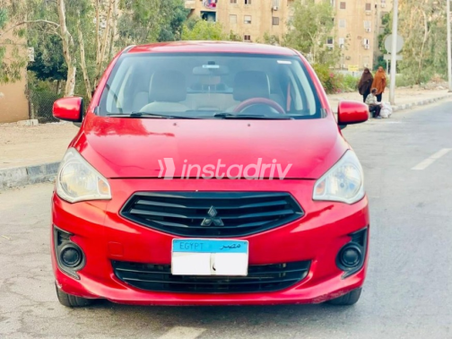 Mitsubishi Attrage 2014 Red Automatic Used for Sale in Cairo - 7