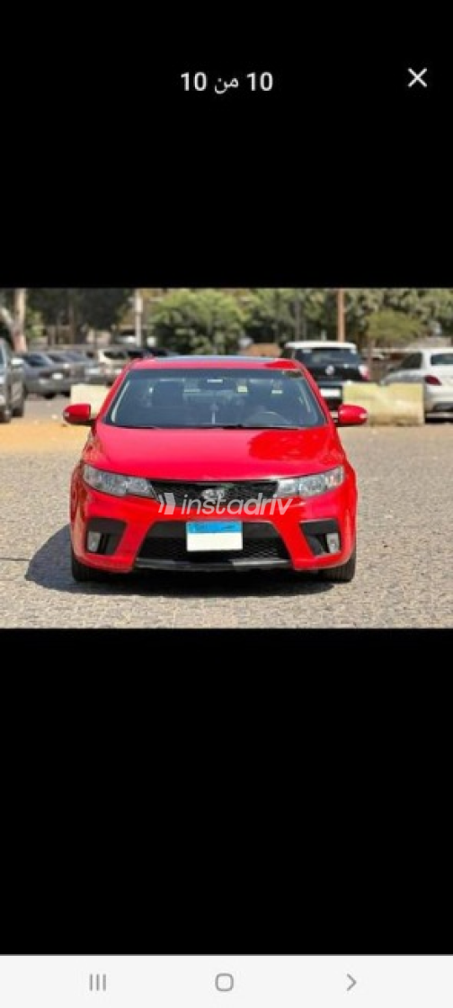 Kia Cerato Koup 2011 Red Automatic Used for Sale in Cairo - 4