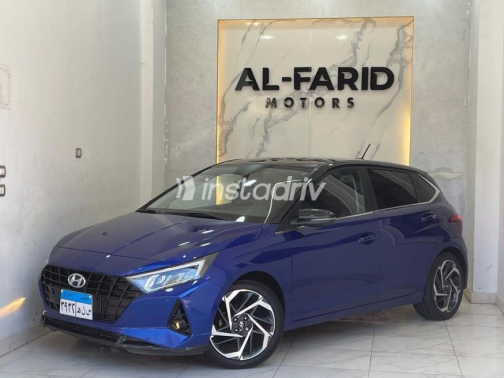 Hyundai I20 2022 Dark Blue Automatic Used for Sale in Greater Cairo ( Cairo + Giza) - 4