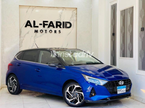 Hyundai I20 2022 Dark Blue Automatic Used for Sale in Greater Cairo ( Cairo + Giza) - 8