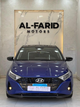 Hyundai I20 2022 Dark Blue Automatic Used for Sale in Greater Cairo ( Cairo + Giza)