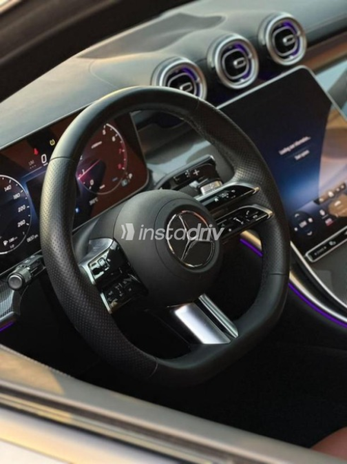 Mercedes C 200 2023 Gray Automatic Used for Sale in Sheikh Zayed City - 6