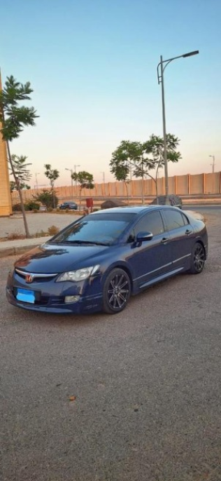 هوندا سيفك 2008 أزرق غامق أوتوماتيك مستعملة للبيع في مدينة بدر