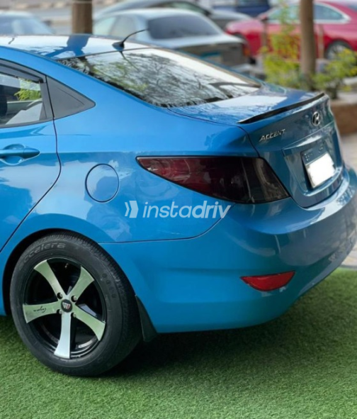 Hyundai Accent RB 2019 Blue Automatic Used for Sale in Cairo - 3