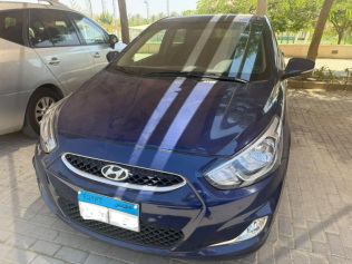Hyundai Accent RB 2025 Dark Blue Automatic Used for Sale in Greater Cairo ( Cairo + Giza)
