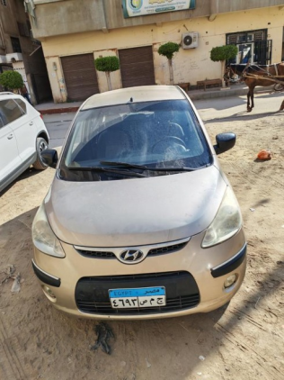 هيونداي I10 2008 ذهبي أوتوماتيك مستعملة للبيع في دمياط