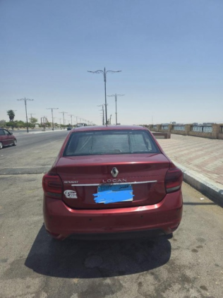 Renault Logan 2020 Dark Red Automatic Used for Sale in Suez 