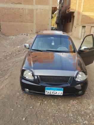 Hyundai Verna 2010 Black Automatic Used for Sale in Mansoura