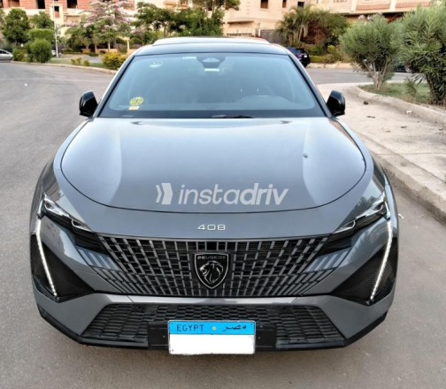 بيجو 408 2024 رمادي أوتوماتيك مستعملة للبيع في مدينة الشيخ زايد - 7