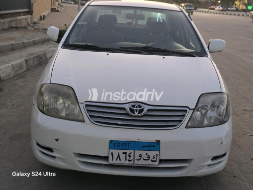 Toyota Corolla 2003 White Manual Used for Sale in Greater Cairo ( Cairo + Giza) - 3