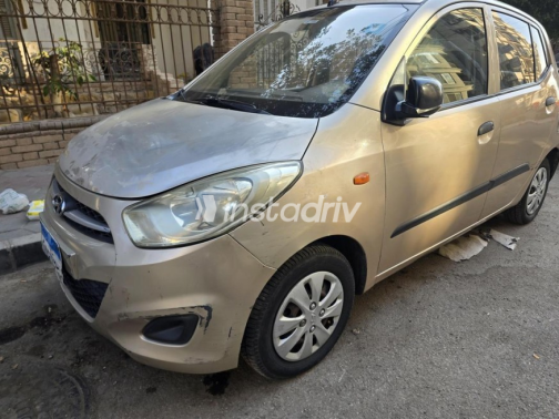 هيونداي I10 2012 ذهبي أوتوماتيك مستعملة للبيع في مصر الجديدة - 1