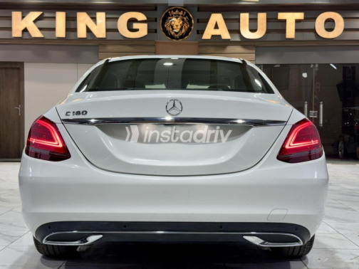 Mercedes C 180 2019 White Automatic Used for Sale in Cairo - 5