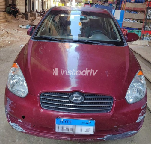 Hyundai Accent 2009 Red Automatic Used for Sale in Greater Cairo ( Cairo + Giza) - 1