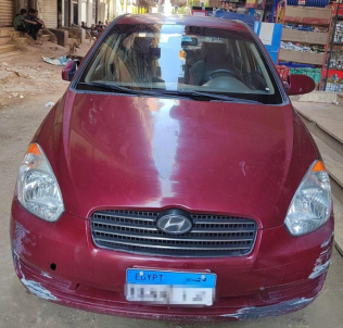 Hyundai Accent 2009 Red Automatic Used for Sale in Greater Cairo ( Cairo + Giza)