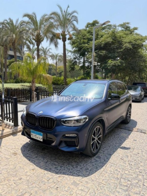 BMW X3 M 2019 Dark Blue Automatic Used for Sale in Nasr city - 1