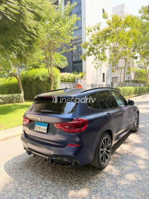 BMW X3 M 2019 Dark Blue Automatic Used for Sale in Nasr city - 3