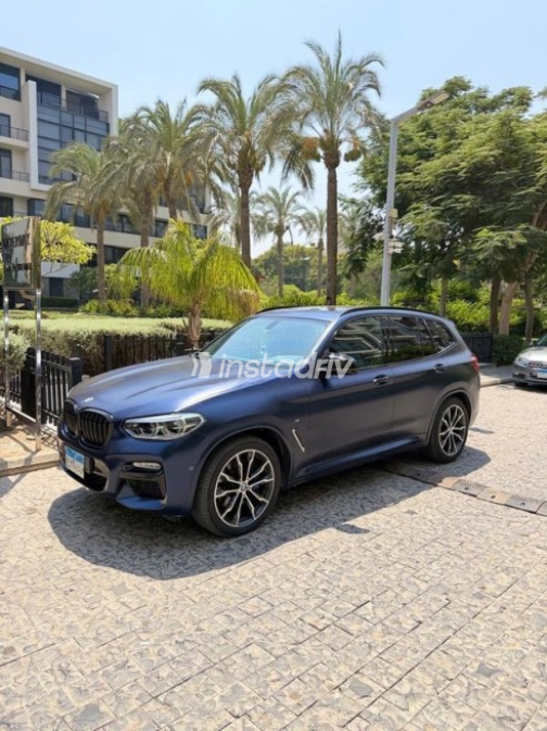 BMW X3 M 2019 Dark Blue Automatic Used for Sale in Nasr city - 7