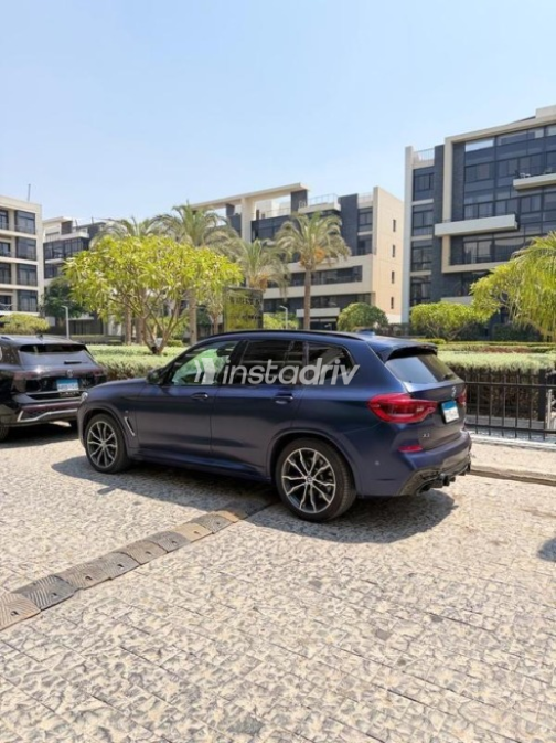 BMW X3 M 2019 Dark Blue Automatic Used for Sale in Nasr city - 8