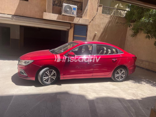 ام جى 5 2021 أحمر أوتوماتيك مستعملة للبيع في مدينة الشيخ زايد - 2