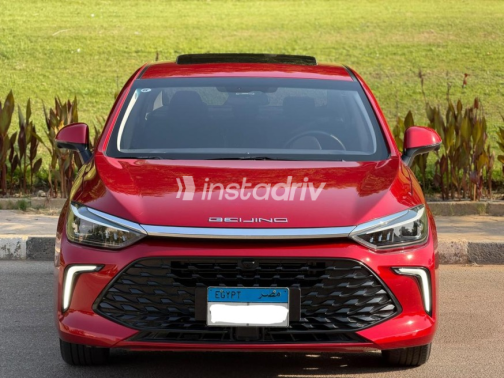 Baic U5 plus 2025 Dark Red Automatic Used for Sale in Nasr city - 2