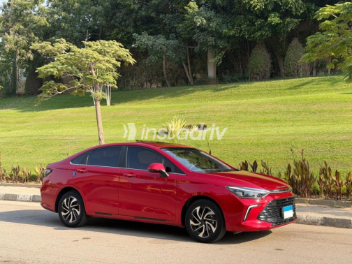 Baic U5 plus 2025 Dark Red Automatic Used for Sale in Nasr city - 10