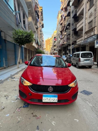 فيات تيبو 2019 أحمر أوتوماتيك مستعملة للبيع في المنصورة