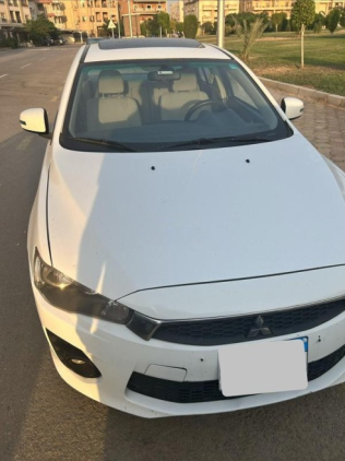 Mitsubishi Lancer 2017 White Automatic Used for Sale in Cairo