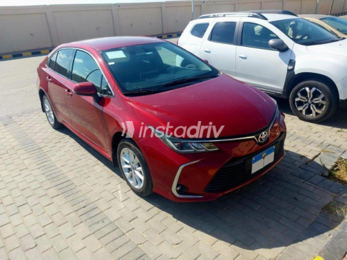 Toyota Corolla 2019 Dark Red Automatic Used for Sale in Mansoura - 2