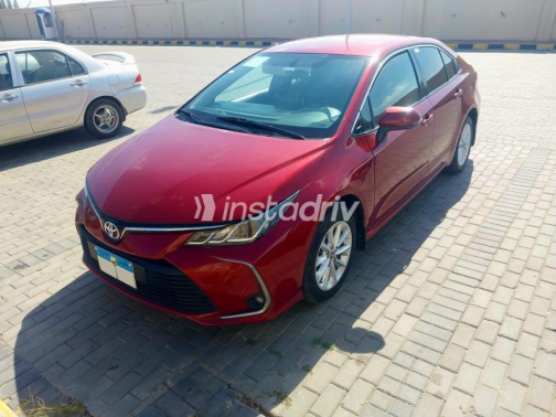 Toyota Corolla 2019 Dark Red Automatic Used for Sale in Mansoura - 3