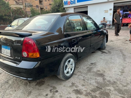 Hyundai Verna 2010 Black Automatic Used for Sale in Nasr city - 2
