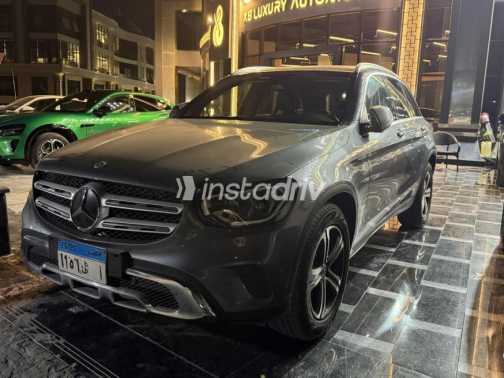 Mercedes GLC 200 2022 Gray Automatic Used for Sale in Cairo - 1
