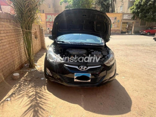 Hyundai Elantra MD 2012 Black Automatic Used for Sale in Cairo - 1