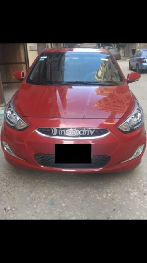 Hyundai Accent RB 2025 Red Automatic Used for Sale in Mansoura - 1