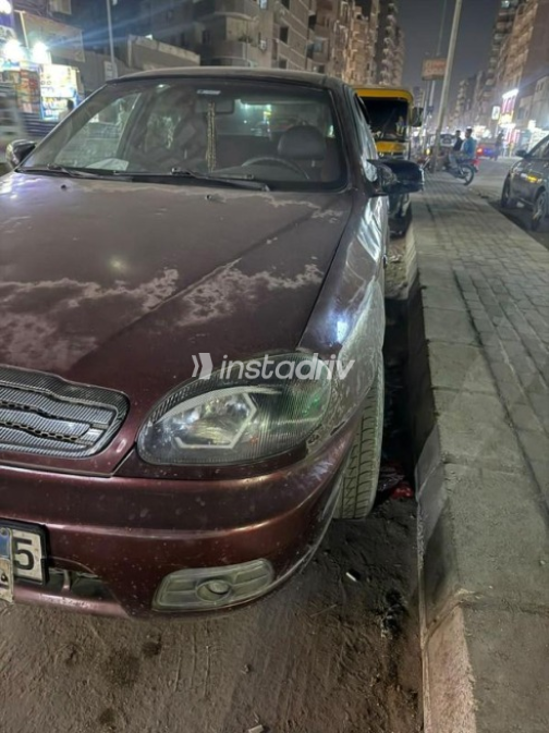 Chevrolet Lanos 2014 Dark Red Manual Used for Sale in Greater Cairo ( Cairo + Giza) - 6