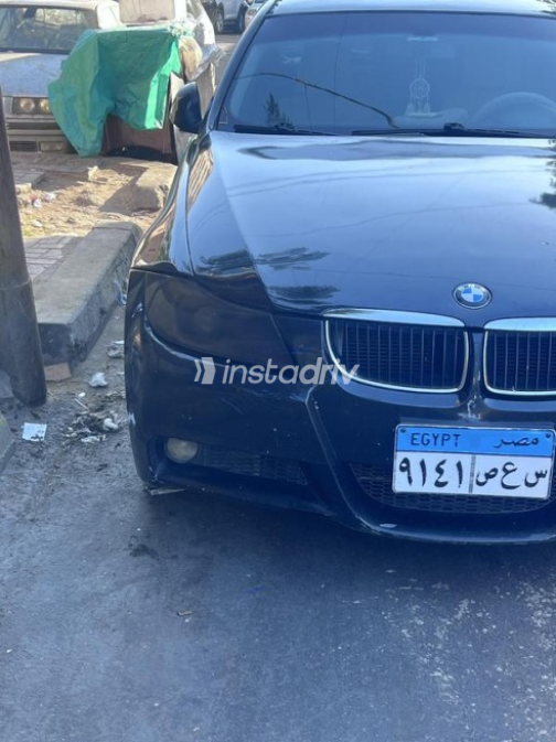 بي ام دبليو 320 2006 أسود أوتوماتيك مستعملة للبيع في برج العرب - 2