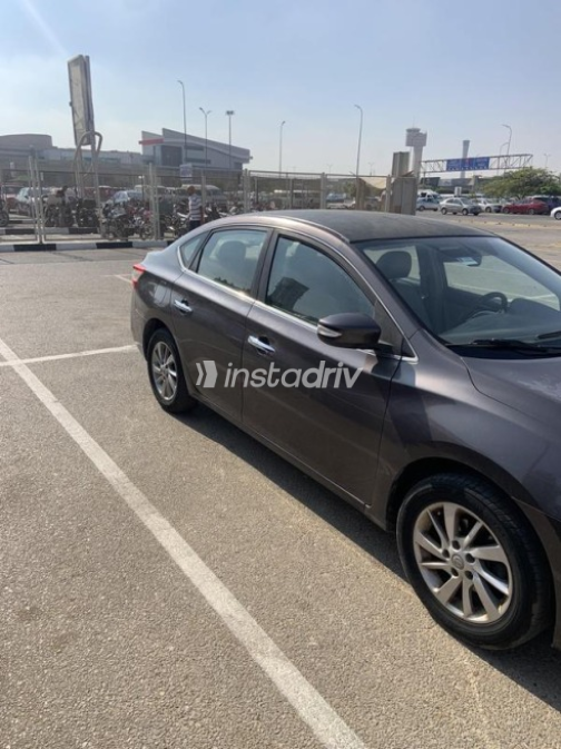 Nissan Sentra 2018 Eggplant Automatic Used for Sale in Nasr city - 2