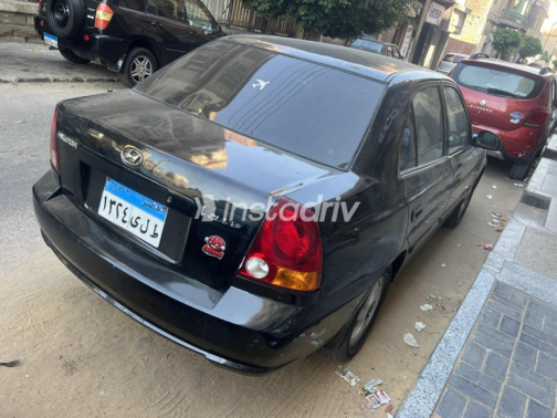 Hyundai Verna 2008 Black Manual Used for Sale in Ismailia - 4